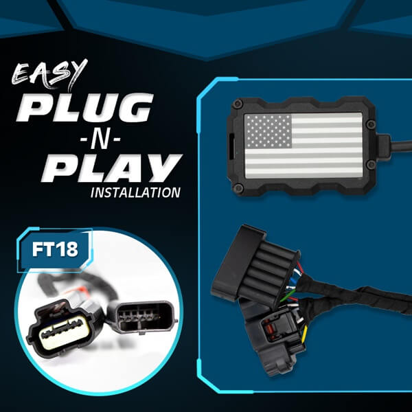 FT18 Fukin Tuned is specialized for your car's gas pedal sensor socket; because of that every model can have different socket type, but the effect is the same