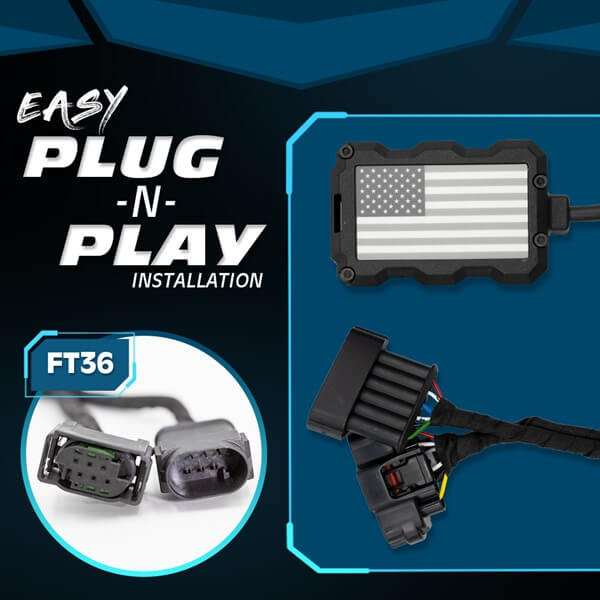 FT36 Fukin Tuned is specialized for your car's gas pedal sensor socket; because of that every model can have different socket type, but the effect is the same