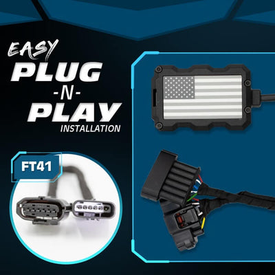 FT41 Fukin Tuned is specialized for your car's gas pedal sensor socket; because of that every model can have different socket type, but the effect is the same