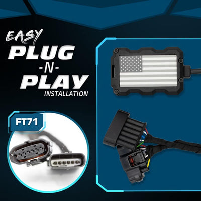 FT71 Fukin Tuned is specialized for your car's gas pedal sensor socket; because of that every model can have different socket type, but the effect is the same